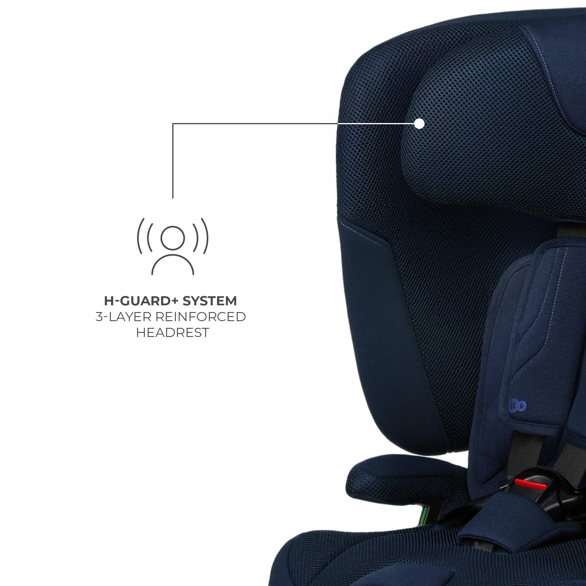 Kinderkraft FIX2GO fotelik dziecięcy i-Size, 76-150 cm, ISOFIX, Top Tether, czujnik saferide, do ok. 12 lat, systemy bezpieczeństwa, wysokiej jakości pokrowce, fotelik dziecięcy, fotelik dziecięcy