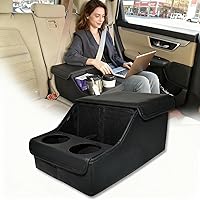 Vista 7 de Organizador de automóvil para niños, organizador de automóvil fácil de alcanzar y almacenamiento para asiento trasero entre asientos con caja