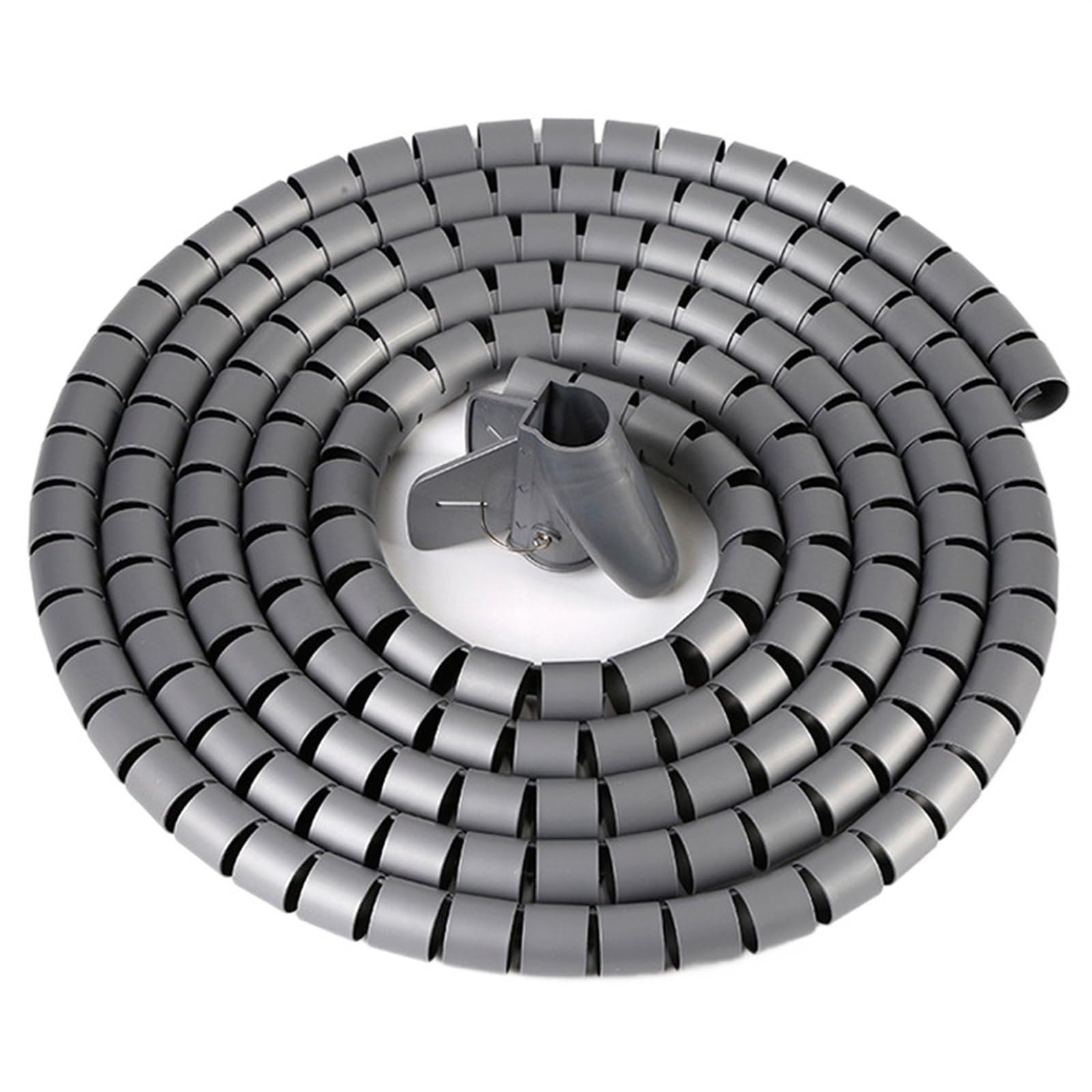 Gaine de câble en spirale, 1 mètre, multicolore, 8-42 mm (Noir, 28 mm de diamètre intérieur)