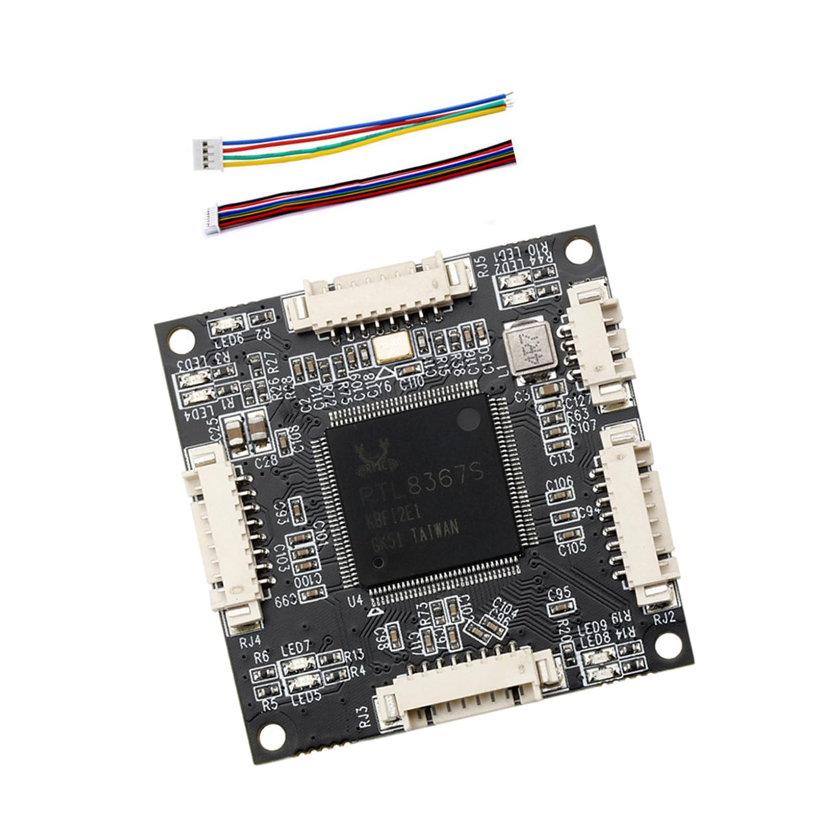 Modulo miniatura dei PWB degli commutatori di rete del porto 10/100/1000Mbps 4 per i sistemi embedded ed i commutatori di Gigabit Ethernet di espansione