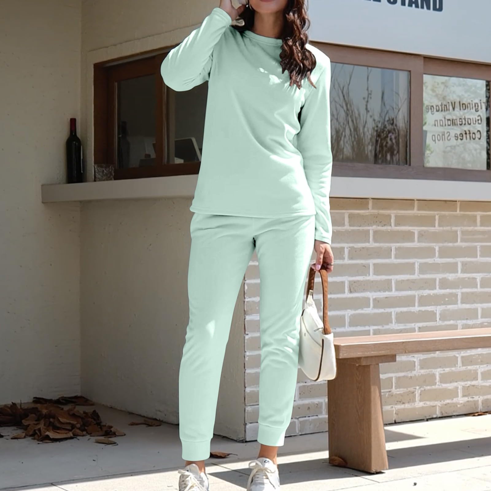 Ensemble de sous-vêtements thermiques pour femme - Doublure polaire - Sous-vêtements fonctionnels - 2 pièces - Respirant - Sous-vêtements thermiques - Couche de base d'hiver - Sous-vêtements