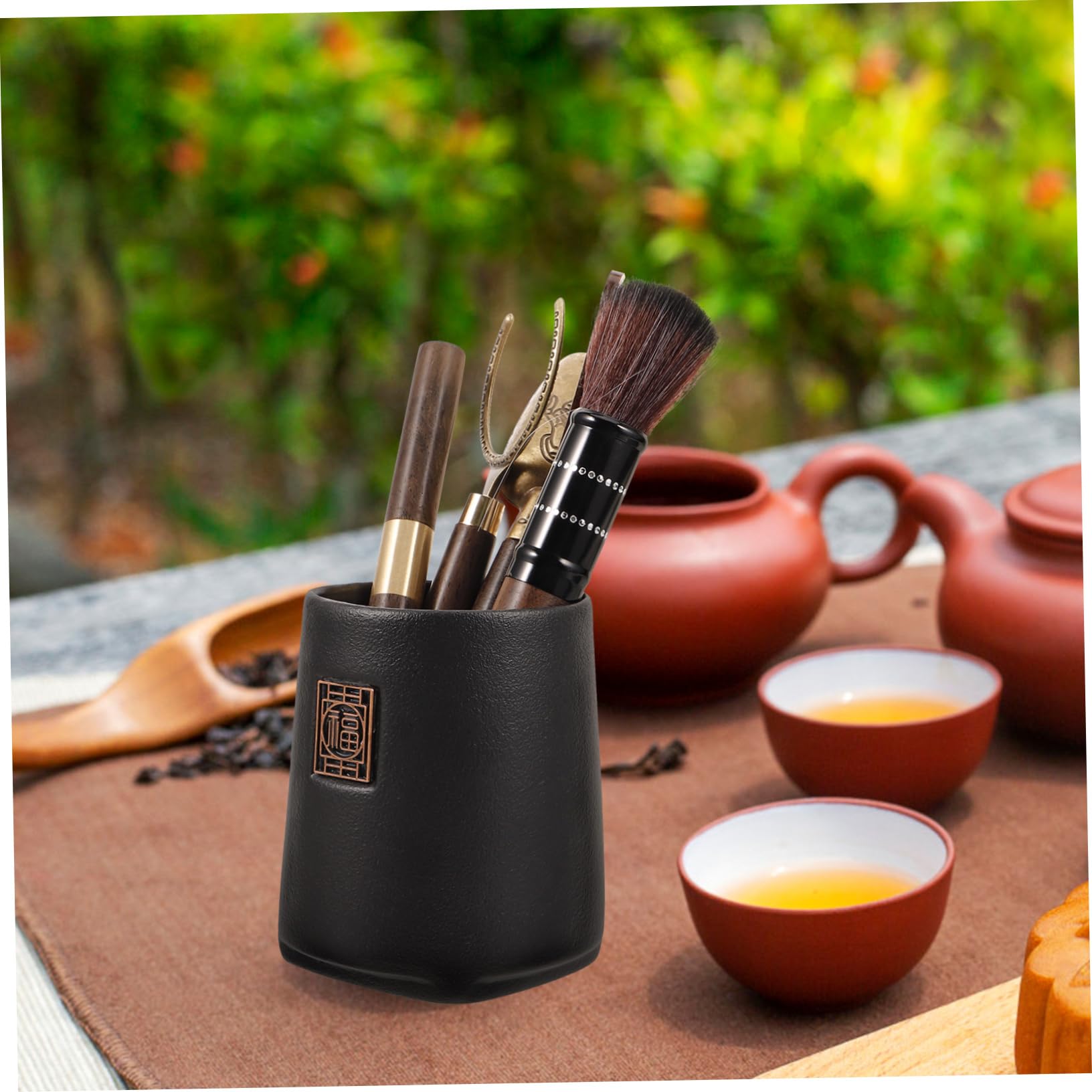 PartyKindom 2sätze Chinesische Teezeremonie Zubehör Elegante Teewerkzeuge Für Gongfu Tee Für Teeliebhaber Und Sammler Hochwertige Und Keramikmaterialien Teiliges Set Mit Exquisitem Design