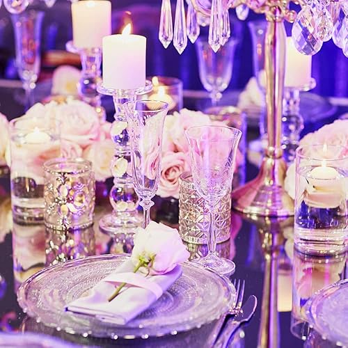 Miniatura 7 de Velas flotantes de 2 pulgadas, 6 horas, de color blanco, sin perfume, sin goteo, velas flotantes para centros de mesa, jarrones cilíndricos, boda,