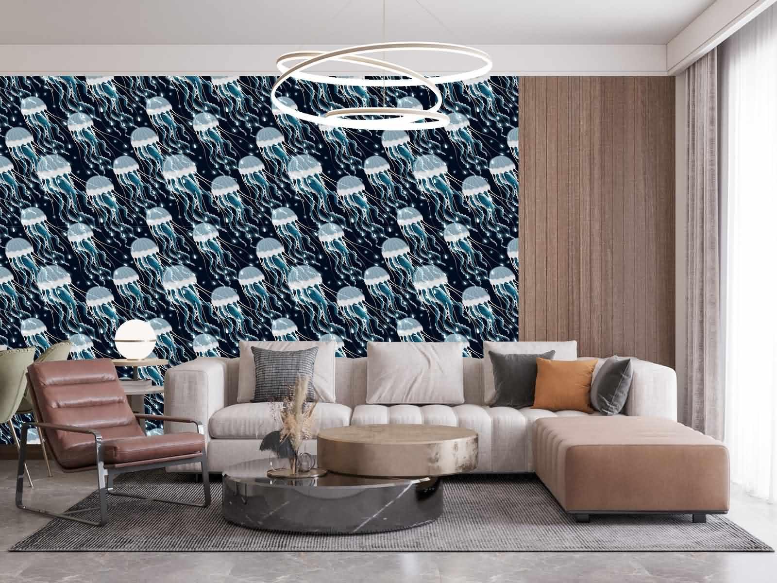 Tapeta do pokoju dziecięcego kwiatowy vintage panele dekoracyjne naklejki