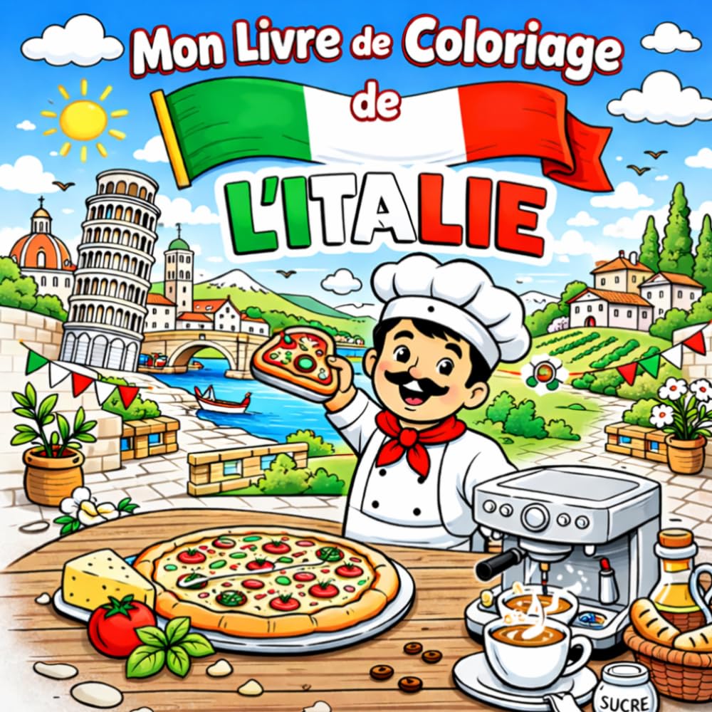 Mon Livre de Coloriage de l'Italie