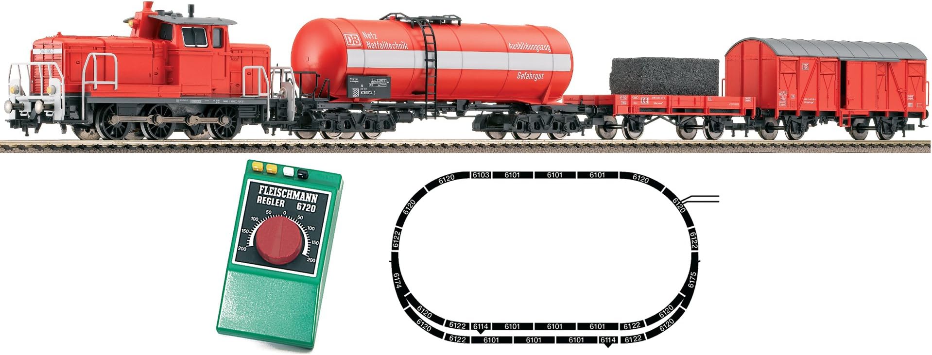 Fleischmann 631202 DBAG BR363 Emergency Train Analogue Starter Set IV