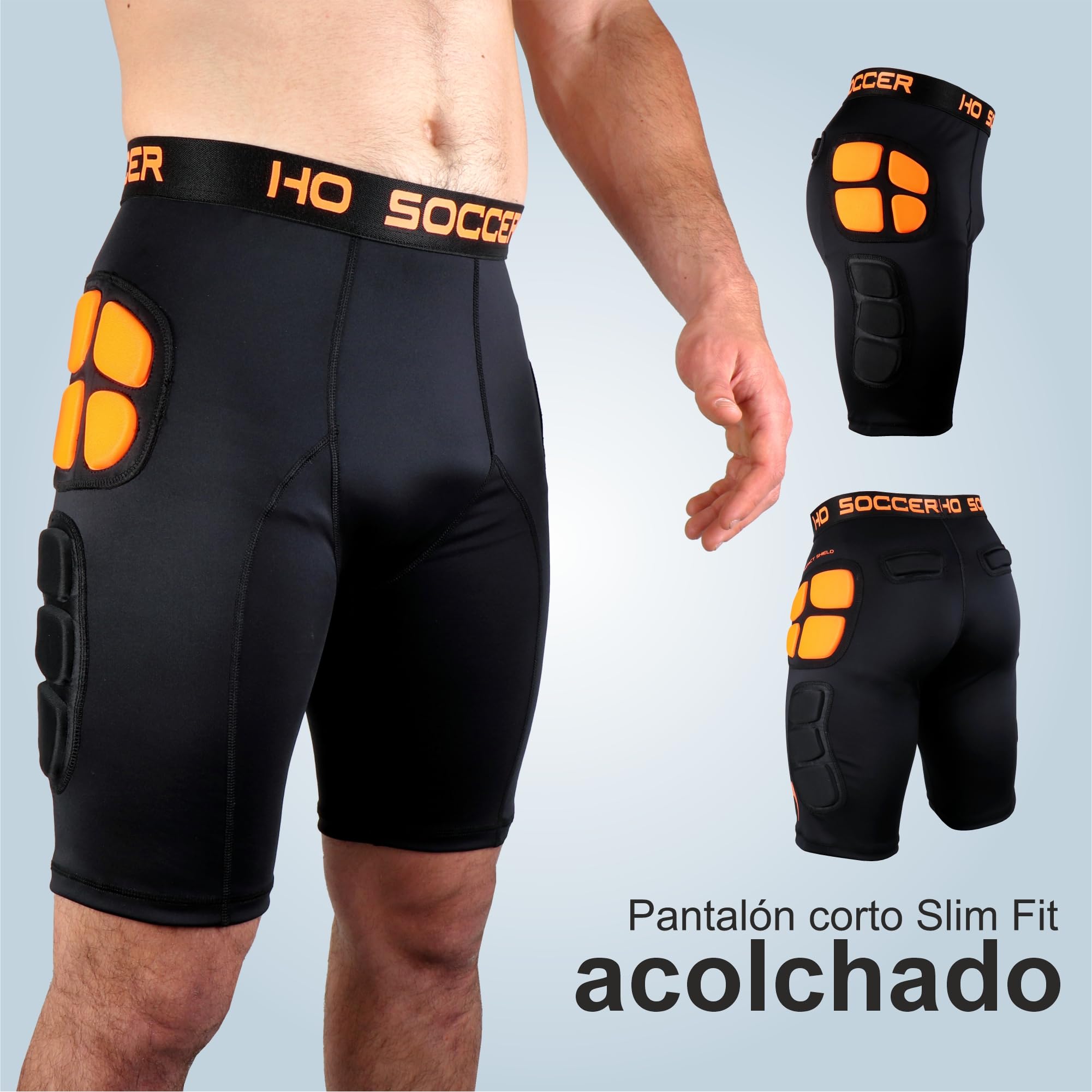 Ho Soccer Pantalones Cortos de Portero Short Impact Shield JR