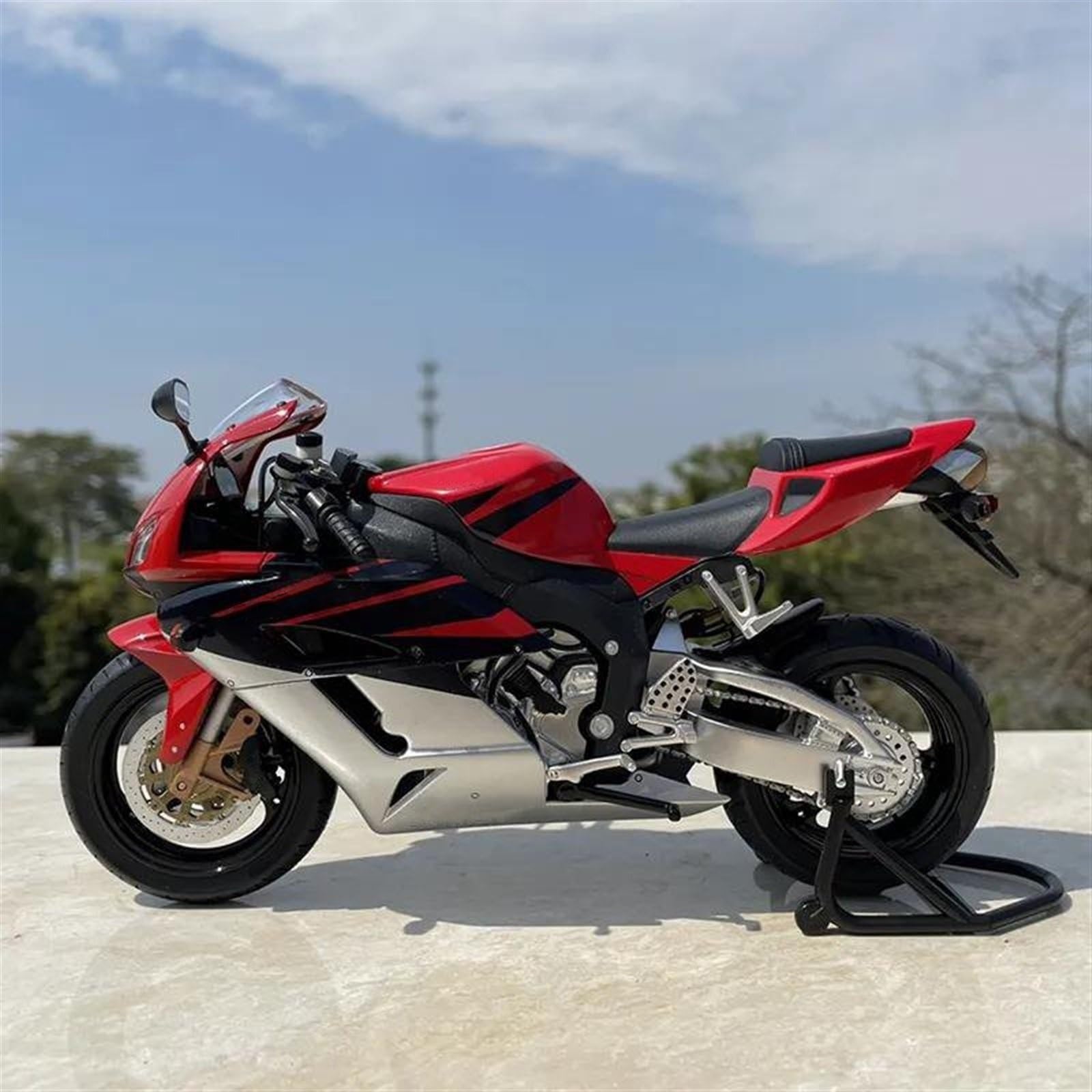 SEYXF Motorbike Toy Motorcycle Metal Model Collection Simulation Diecasts Gifts 1:10 for H-onda CBR1000 RR