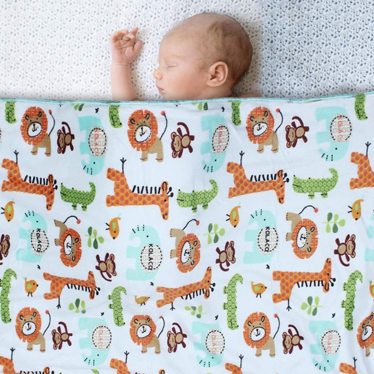 KASSY POP CURATED JUST FOR YOU Microfiber Fleece Winter Baby Swaddle Blanket, Bed & Receiving Blanket/Swaddler AC Baby Blanket 30 X 40 Inches, 0-2 Years - Multicolor