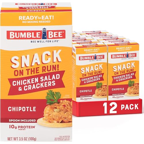 Bumble Bee Snack On The Run! Chipotle Chicken Salad Kit (Pack of 12)