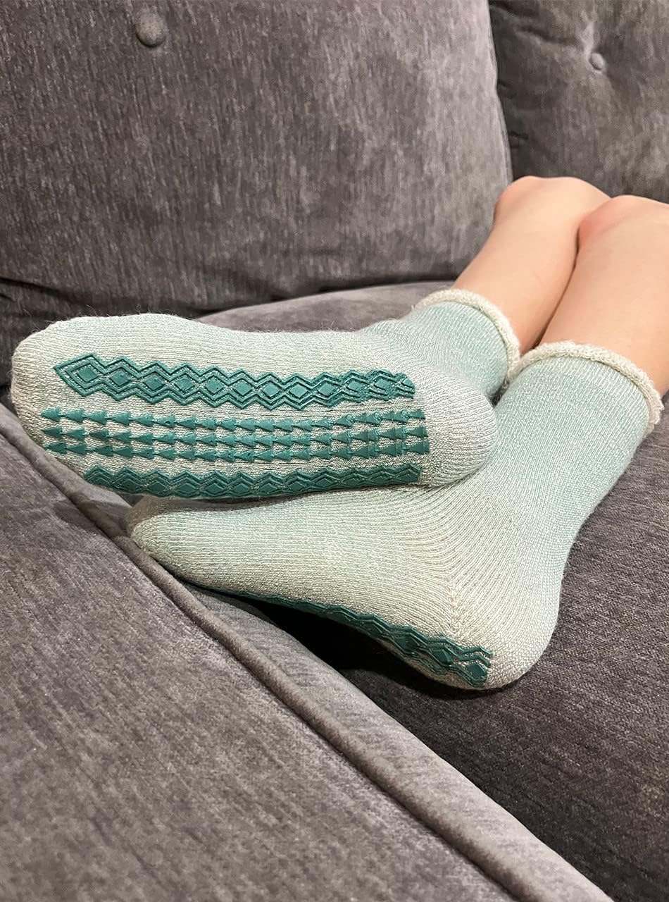 WARRIOR ALPACA SOCKS - Koze Kick Back Non-Skid Terry Lined Pure Alpaca Wool Socks For Children - Image 2