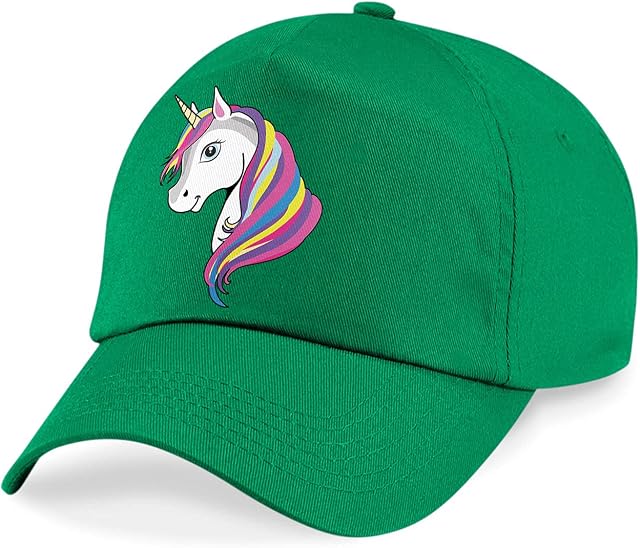laylawson Girls Unicorn Baseball Cap Rainbow Kids Summer Hat