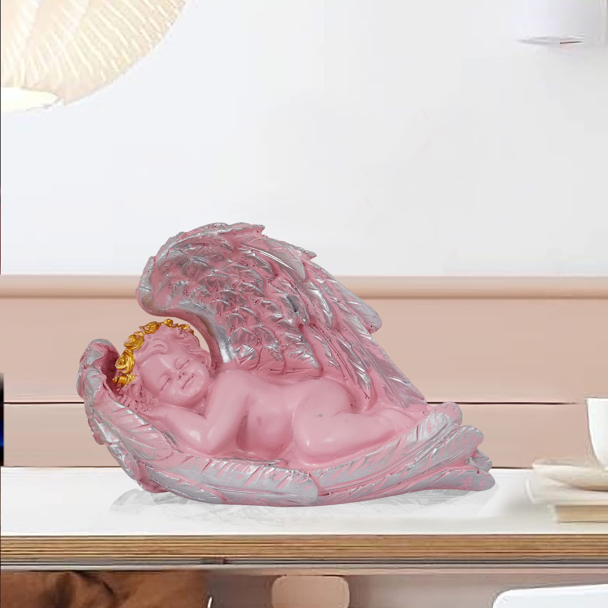 Zart Welcome Lady Resin Figurine - Multicolor Home Decor -31 Zart Welcome Lady Resin Figurine - Multicolor Home Decor -31