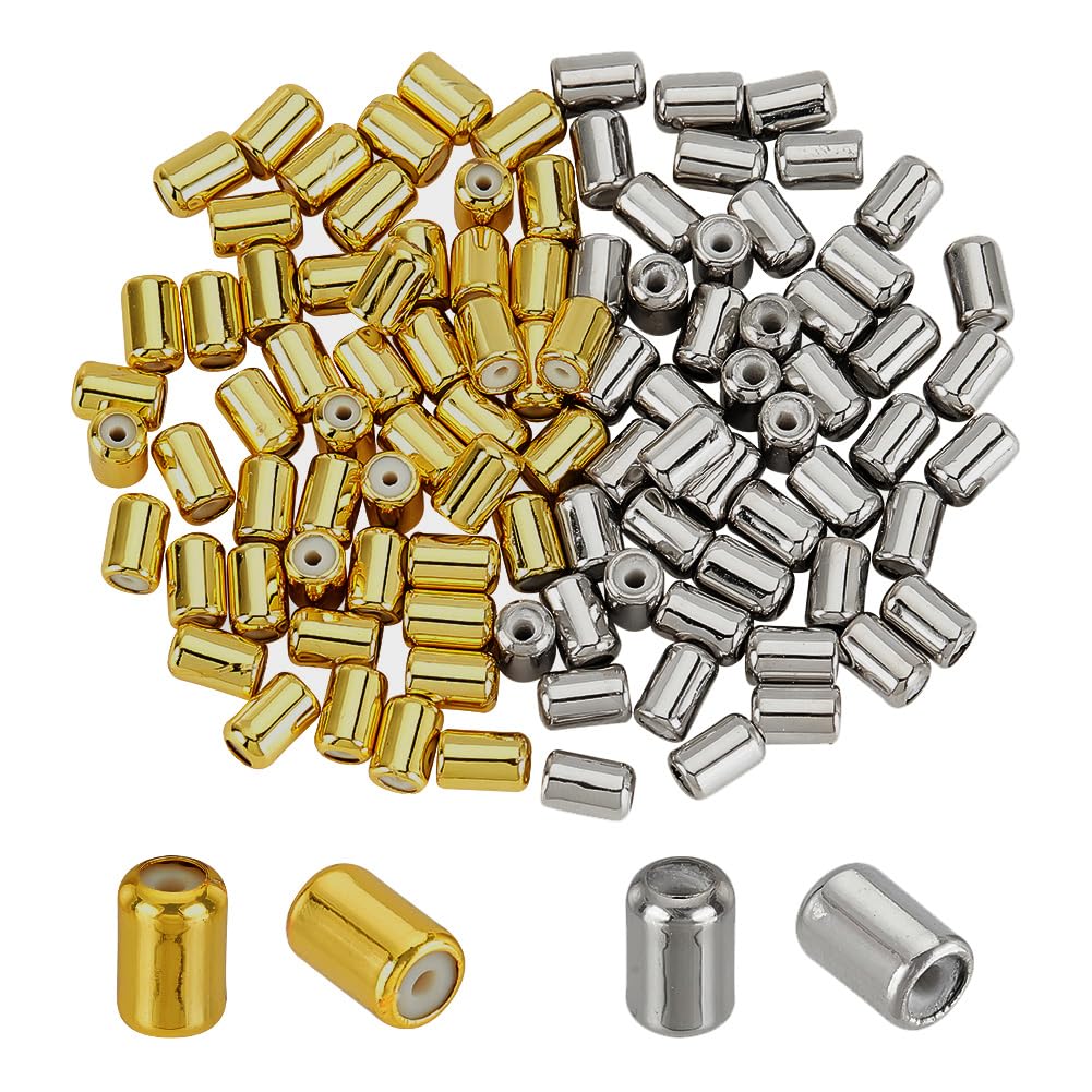 Perles d'arrêt en laiton 8x5mm de haute finition pour bijoux artisanaux