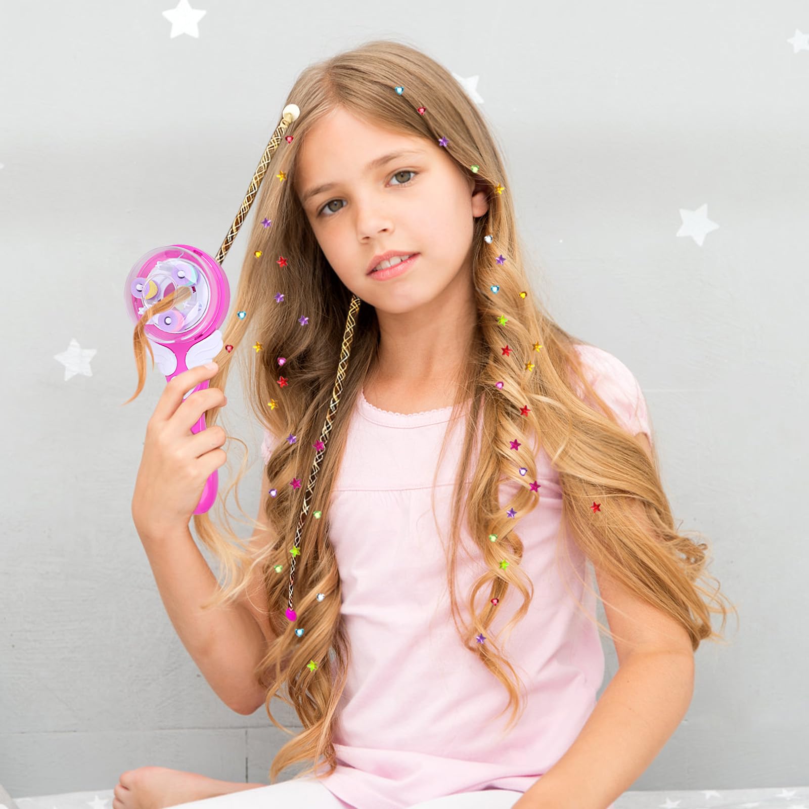 Kit Fabrication Bandeaux Licorne Pourbibi - Loisir Créatif Fille 3-10 Ans - Cadeau Anniversaire, Activité Manuelle