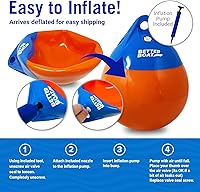 Vista 5 de Boya de anclaje y anillo de recuperación de vinilo para barco, boya de amarre redondo, parachoques o marcador y bola flotante de anclaje para línea