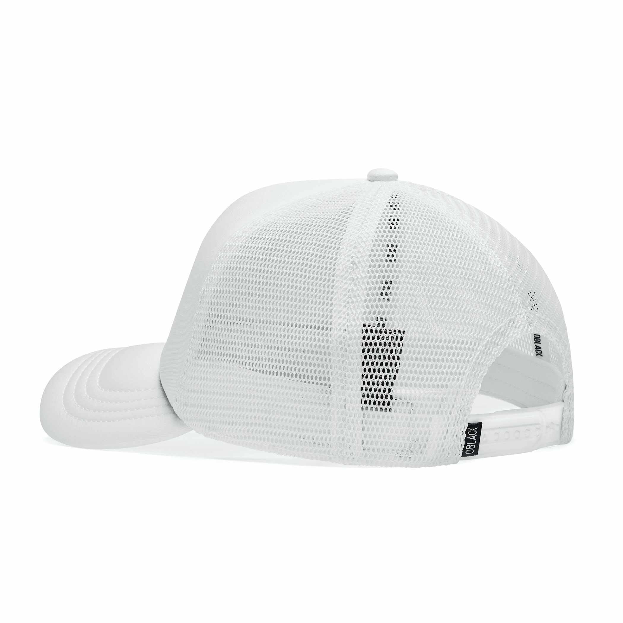Oblack Trucker czapka dziecięca Classic Kids – czapka z daszkiem męska, Total Black, jeden rozmiar