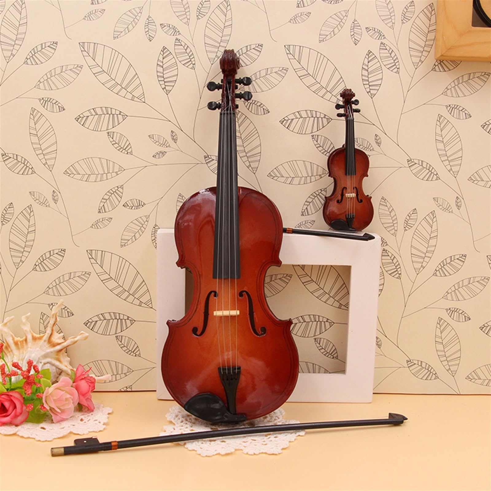 1 Set Mini Instrument Modèle Mini Violon Ornement Délicat Mini Instrument Cadeau 1 Set Mini Instrument Modèle Mini Violon Ornement Délicat Mini Instrument Cadeau