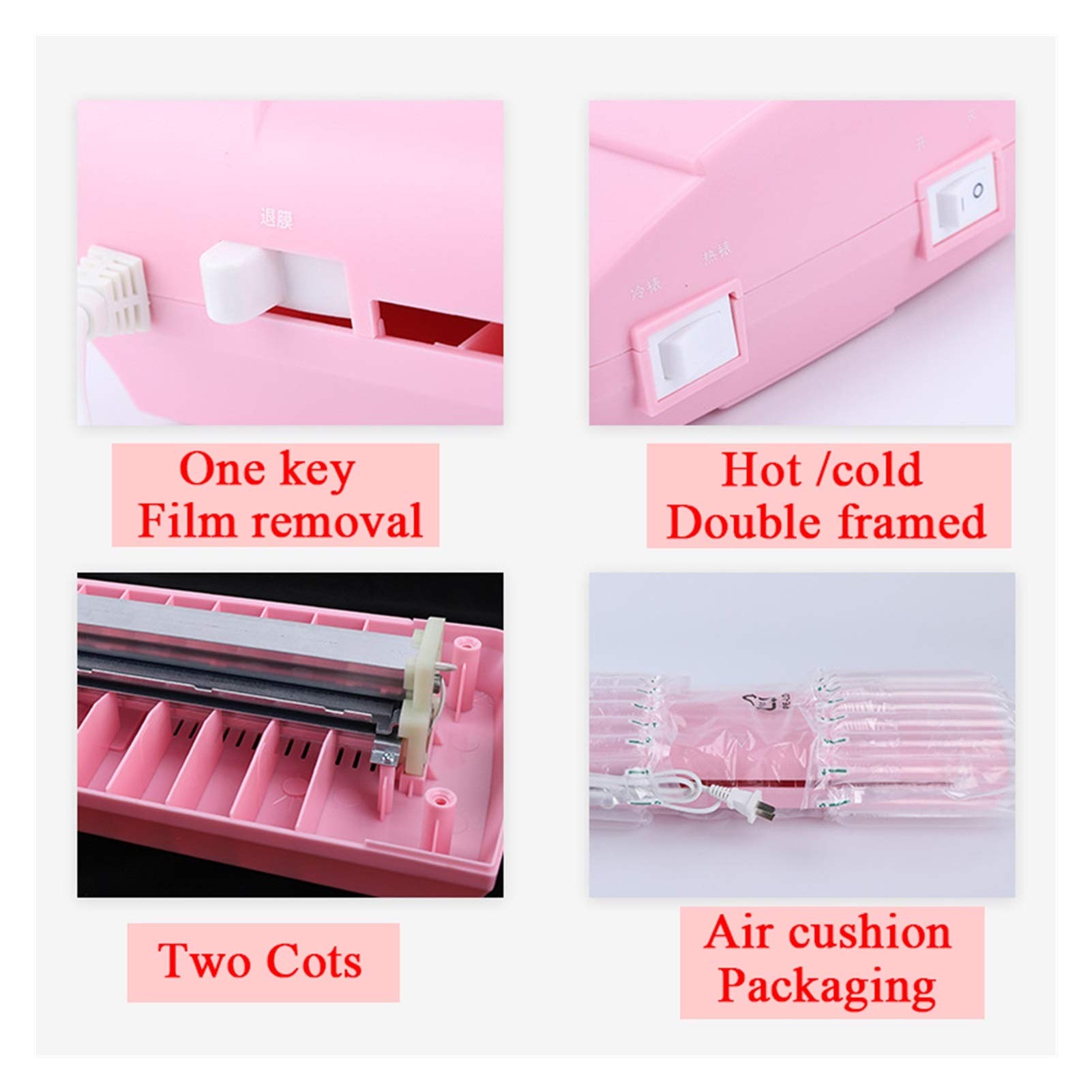 MMD A3 A4 Photo Laminating Machine Film Hot Hot Layer File Cold Plasticizer Hot Layer Press Pink Enterprise Over Molding Machine - Image 6