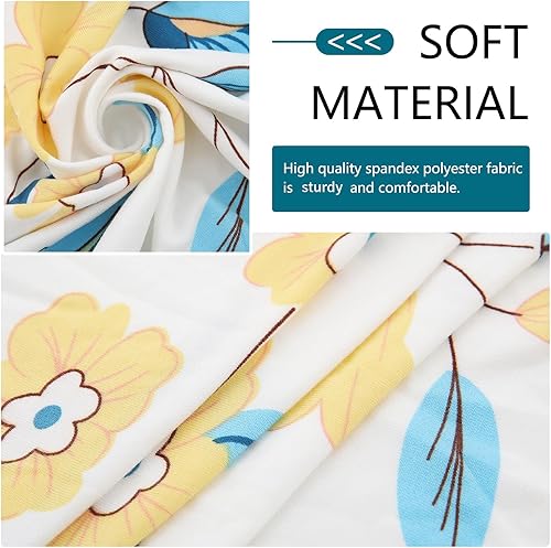 Miniatura 3 de hyha Fundas de cojín para sofá de exteriores con impresión, fundas florales lavables para muebles de patio, exteriores, funda de repuesto para