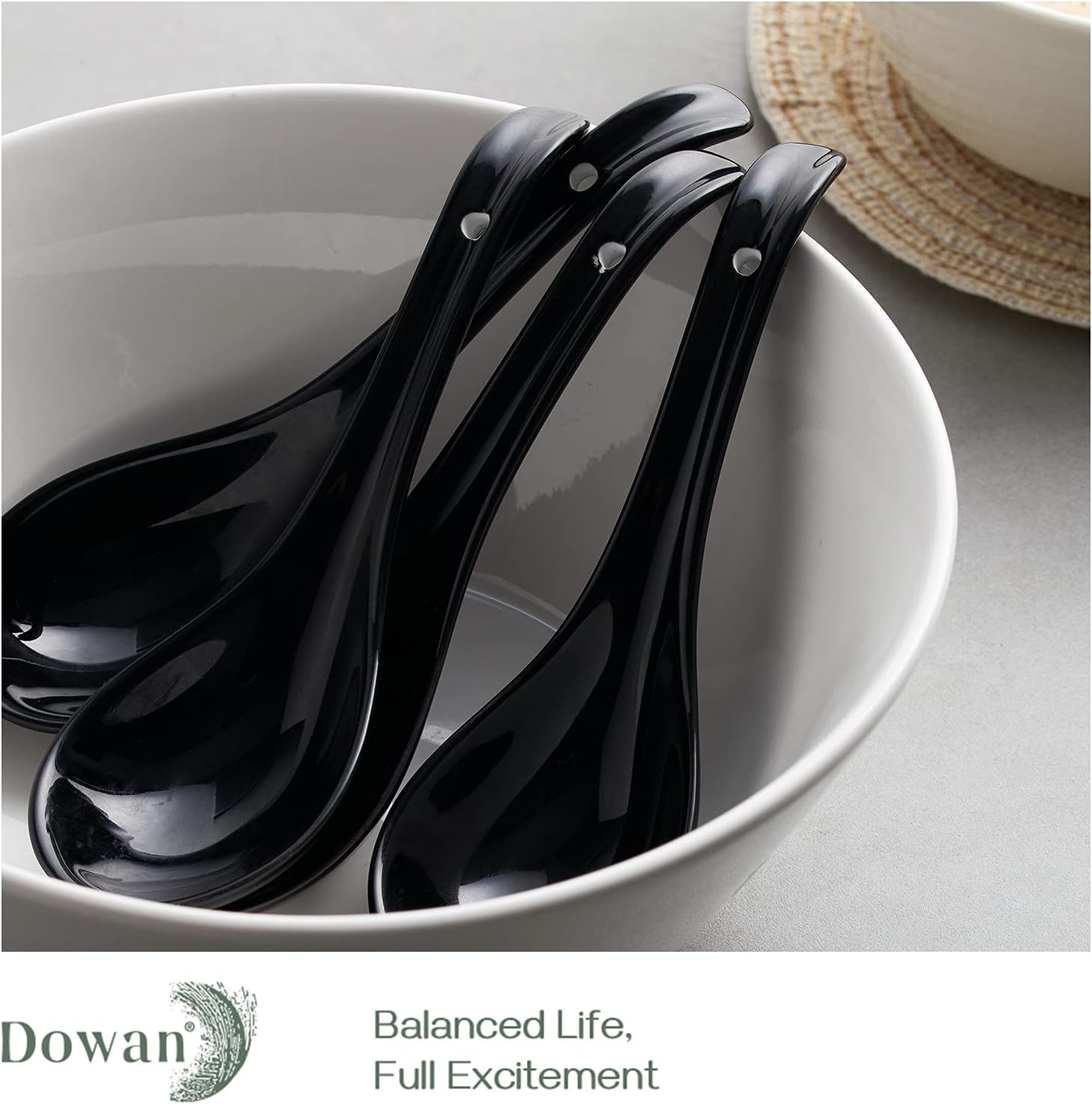 DOWAN Soup Spoons Set of 12