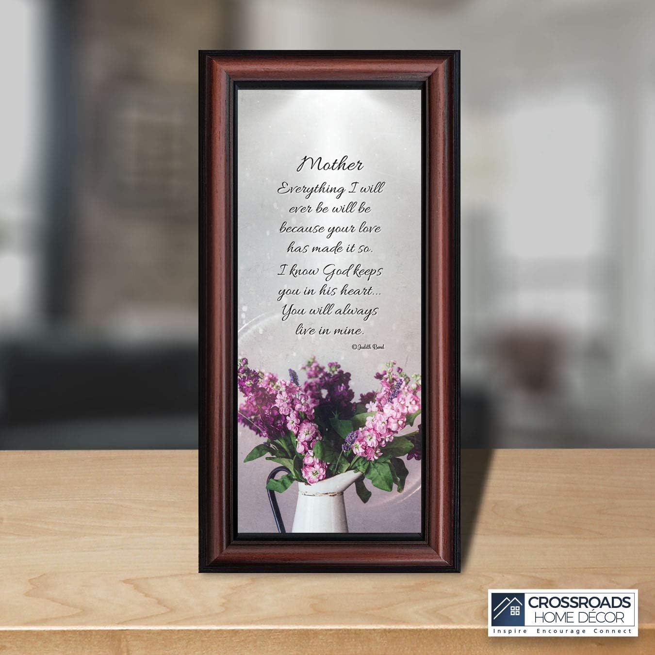 Crossroads Home Décor Mother, Sentimental Gifts for Mom, Picture Frame for Mom, 7326W