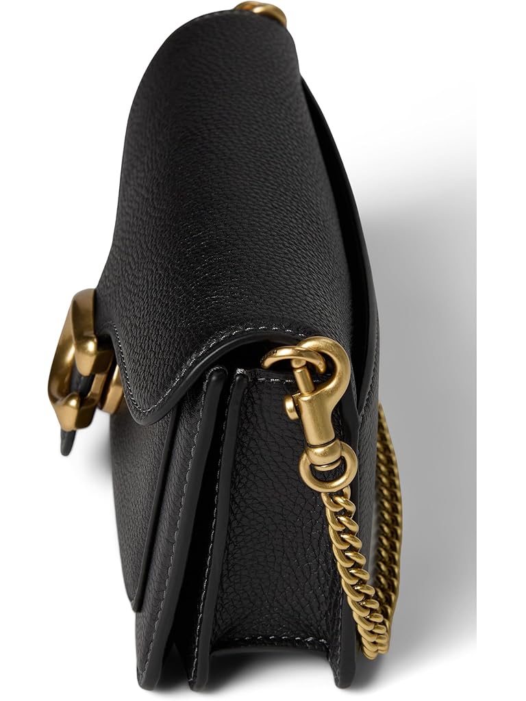 Black COACH Tabby Chain Crossbody Bag 19