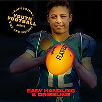 Vista 6 de Fútbol iluminado – Bola que brilla en la oscuridad – NO 6 – Regalos de cumpleaños para deportes al aire libre para niños de 8 a 15 años en adelante