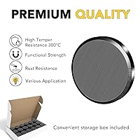 Vista 2 de TRYMAG Pequeños imanes de cerámica para manualidades con respaldo adhesivo, 70 piezas de imanes de disco redondos, imán de cerámica de círculo