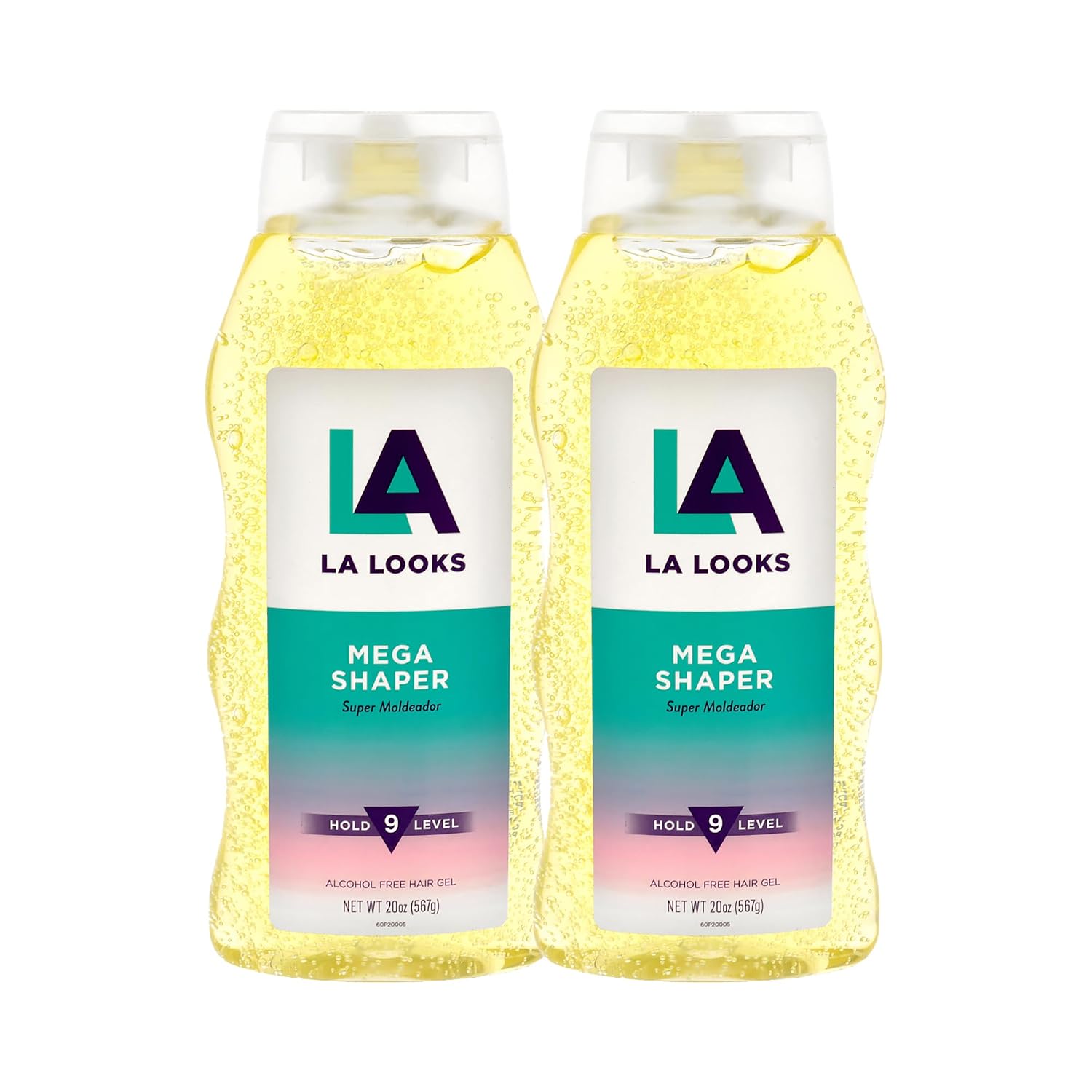 Gel para Cabello L.A. Looks Mega Shaper Mega Nivel 9 - 2 pc