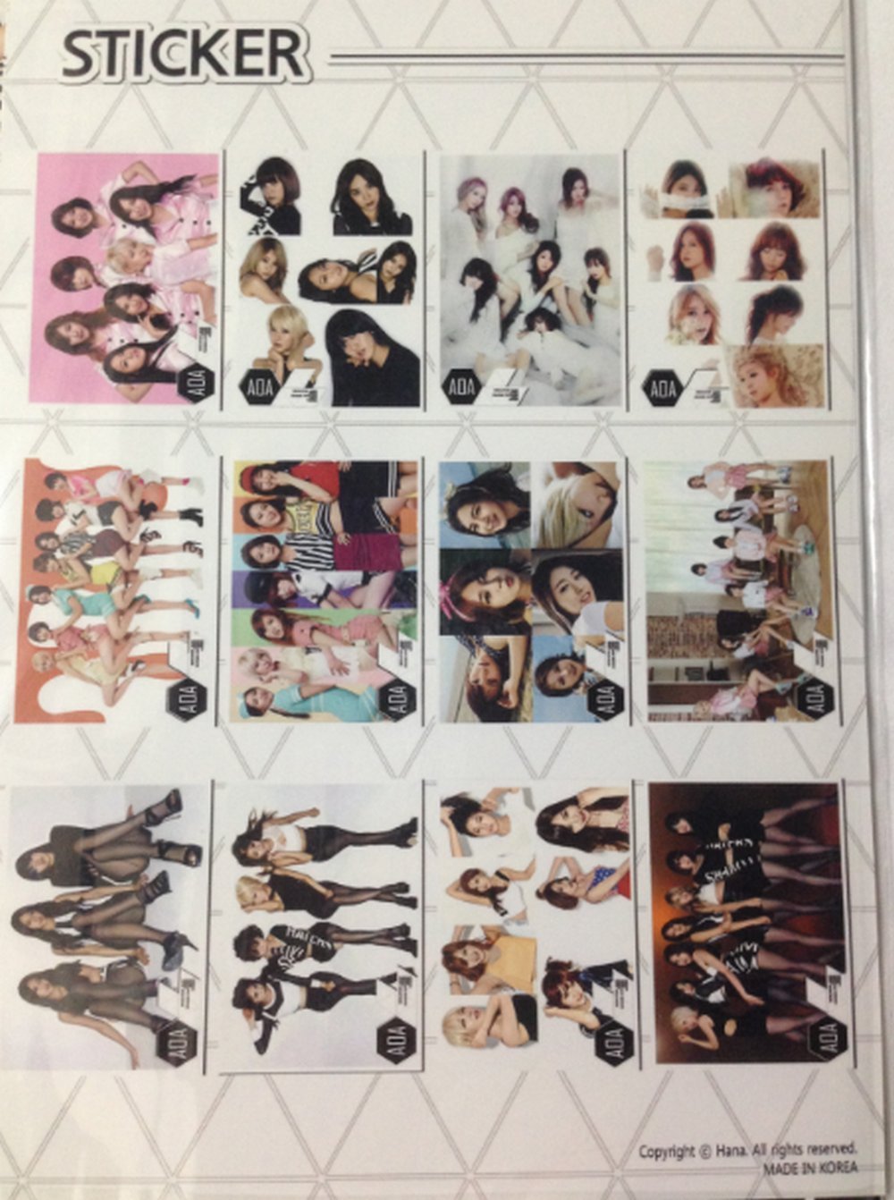 Amazon.co.jp: AOA（エーオーエー） ポスター（12枚入り／A3サイズ