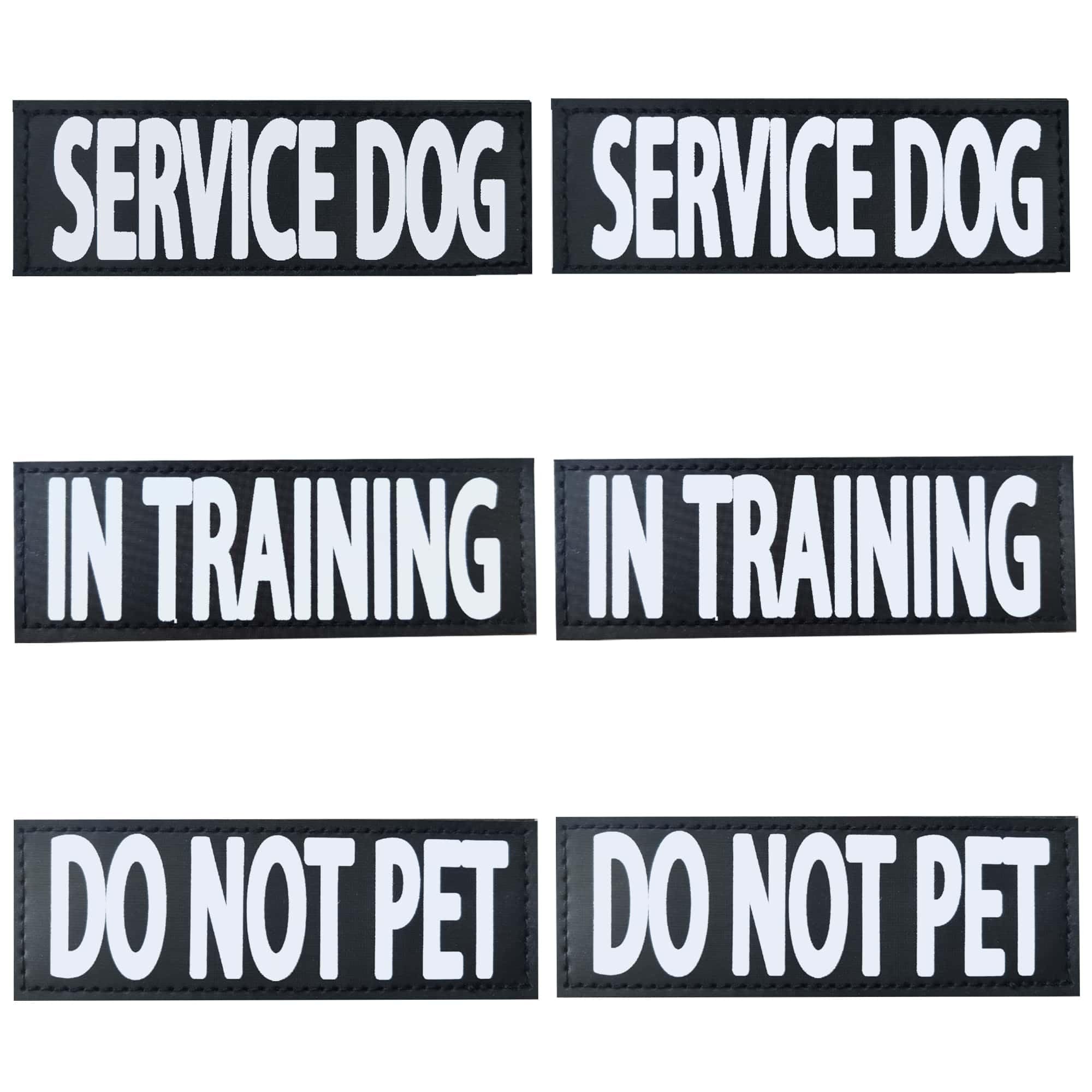 PawistaPal 6-Pack Service Dog Patch, in Training Dog Patch & Do Not Pet Patch with Hook Back, 6x2" UV-Printed Velcro Patch for Dog Harness, Without Loop (6 Patch, 6 * 2 inch) (B0CS3KDGKP) Amazon Price History, Amazon Price Tracker