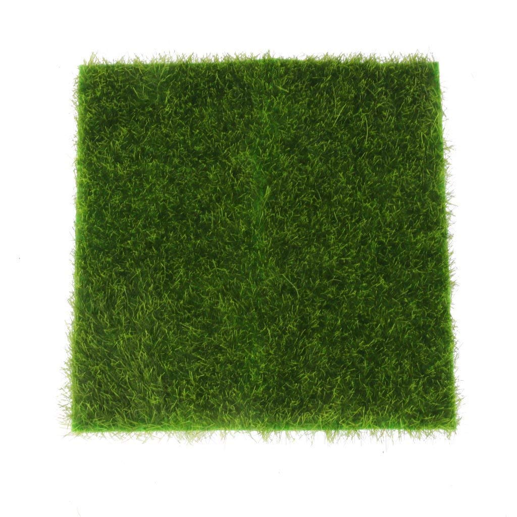 Indian Adorn Soft Plastic Turf Carpet Mat/Artificial Grass High Density for Balcony, Lawn, Door (15 x 15 cm, Green)-image-34