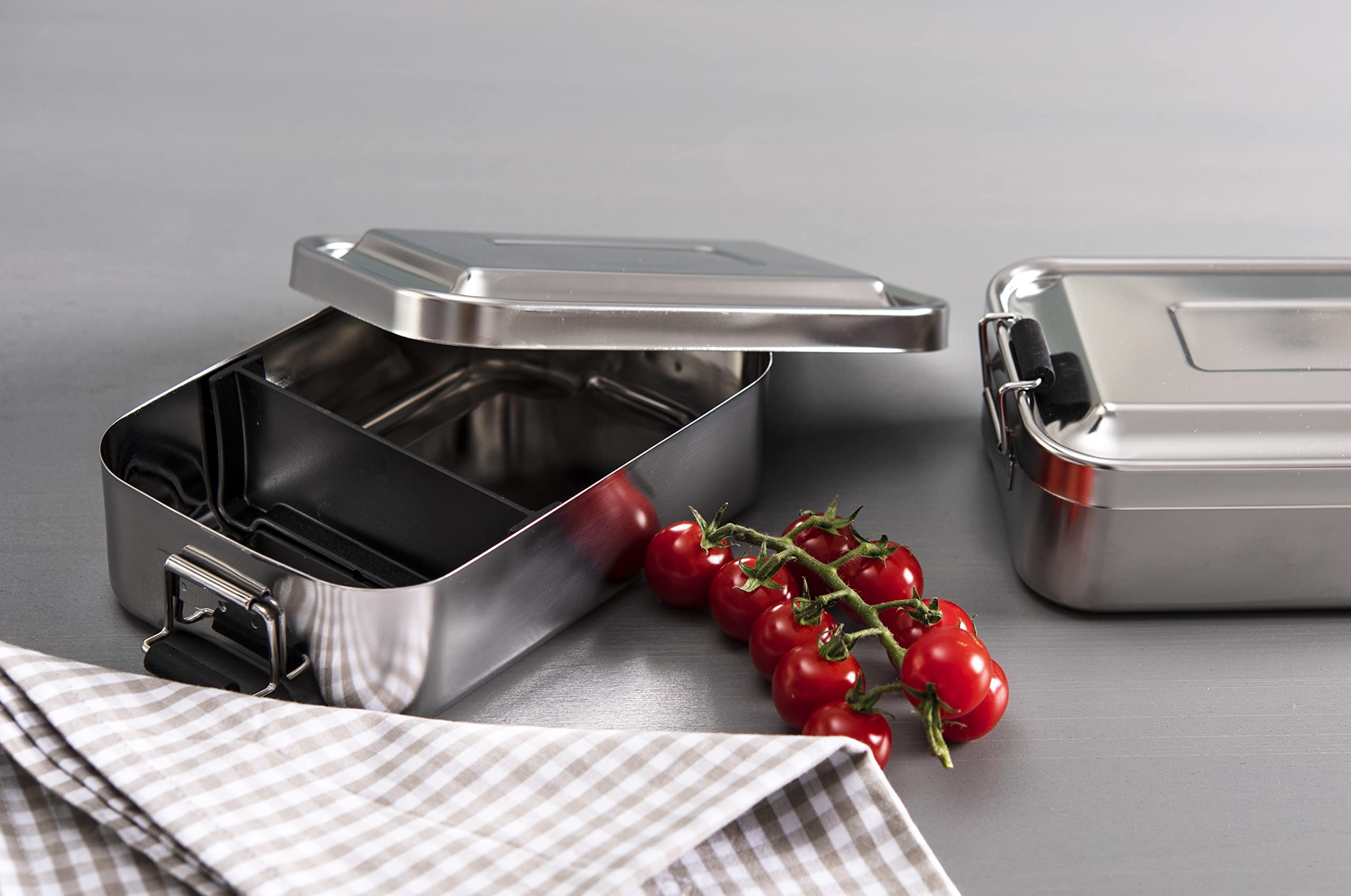 Kelomat Riess, 1996-248 Lunch Box, Miscellaneous, Length 23 cm, Width 15 cm, Height 7.5 cm, Weight 0.5 kg, Stainless Steel - Image 2