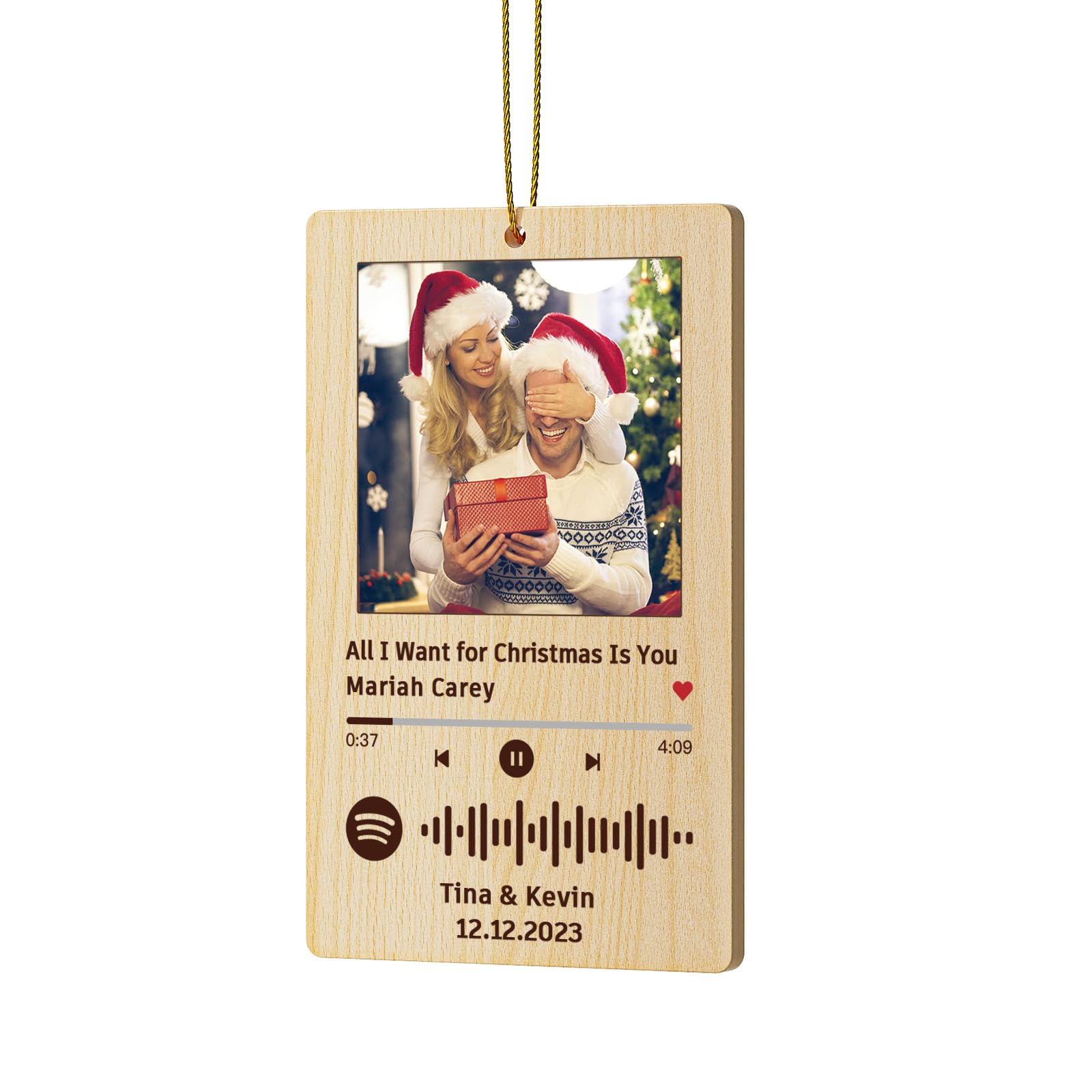 DPDP Bolas de Navidad Personalizadas con Foto-Decoración Navidad Personalizada, Adornos Navidad Personalizados para Decorar,Regalo para Familiares, Amigos, Regalo Navidad 2023