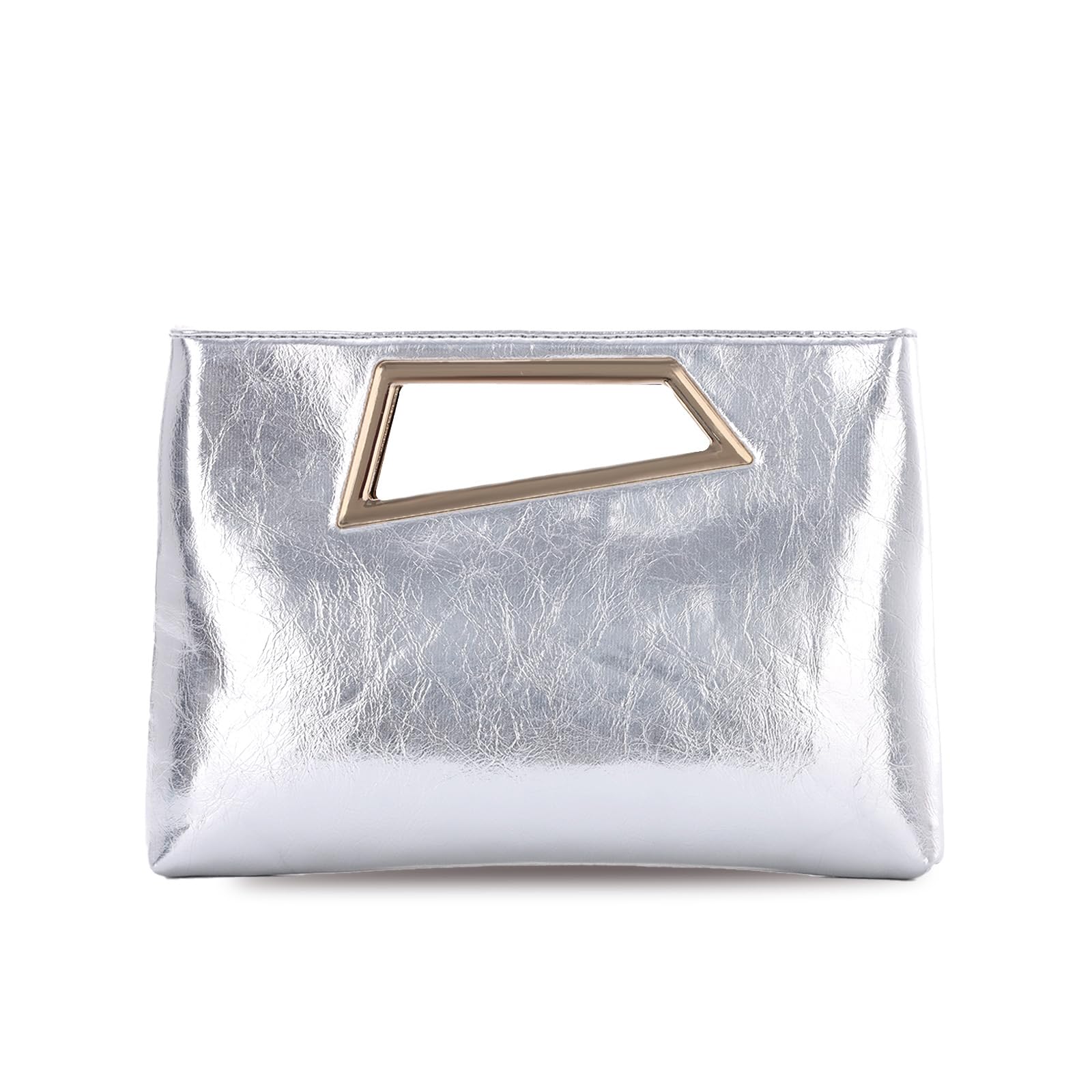 EVEOUT Clutch für Damen Kunstleder Handtasche mit Schulterkette Abendtasche Stilvolle Umhängetasche für Hochzeit Party Abendessen