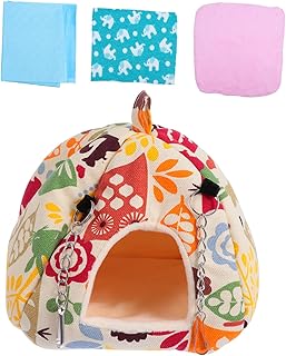 WOONEKY Pequeno Gaiola Suspensa Cama De Ninho De Rato Gaiola Suspensa De Pequenos Animais Cama De Rede De Animais Pequenos Ninho De Sono Para Animais De Estimação Ninho