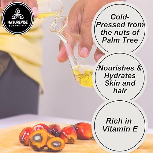 Miniatura 5 de Naturevibe Botanicals - Aceite de batana, 100% puro y natural, ideal para el cuidado de la piel y el cuidado del cabello, 32 onzas
