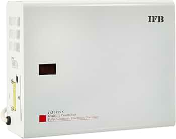 IFB IVS 1455A 130-305V Voltage Stabilizer Upto 2Ton Air Conditioner (White, Metallic Finish)