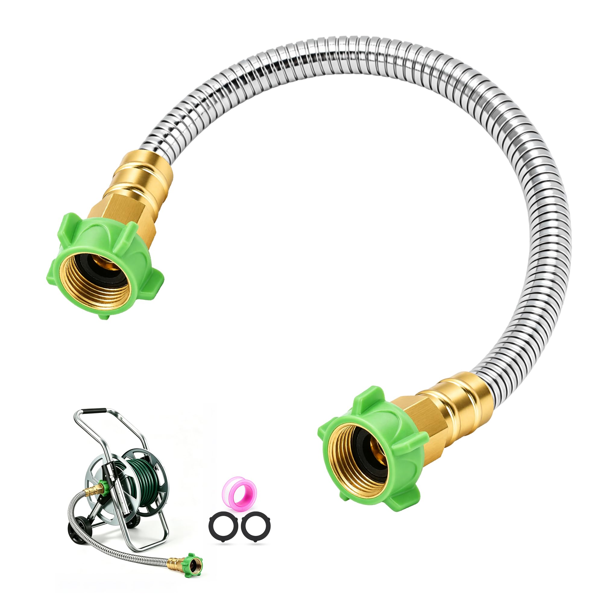 Photo 1 of Kytvl 2ft Stainless Steel Garden Hose