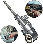 Rocaris 105 Degree Multifunction Right Angle Driver and Screwdriver Drill Attachment with 1/4-inch Hex Quick Change Drive and Magnetic