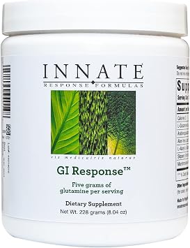 Innate Response Formulas GI Response Powder, Drink Mix, 30 Servings | Digestive Health Drink Mix, 5g L-Glutamine per Serving, Slippery Elm Bark & Marshmallow Root Powder, 228 Grams