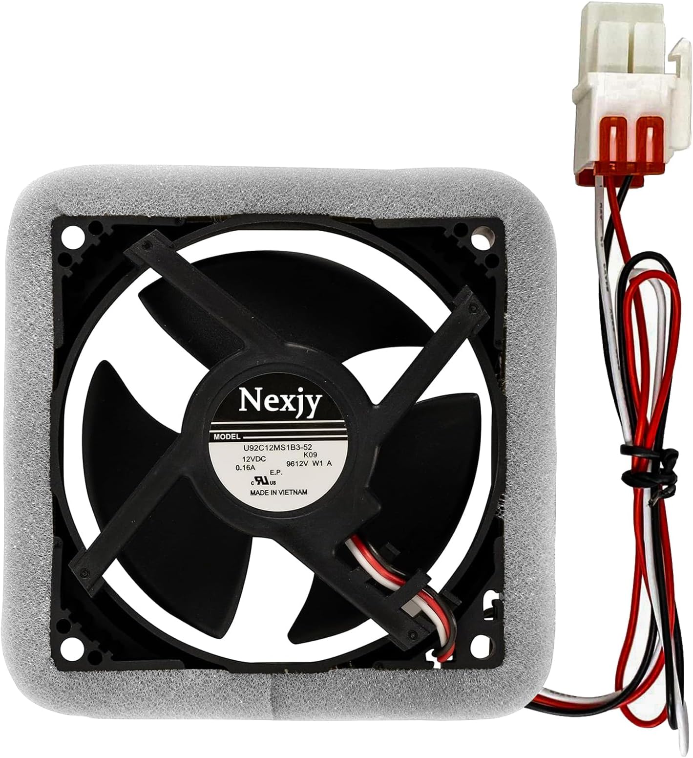 2024 Upgraded OEM DA81-06013A U92C12MS1B3-52 DA31-00287A Refrigerator Evaporator Fan Motor for Samsung, Compatible with Samsung: RF28HMEDBSR/AA RF28HFEDTSR/AA, RF26HFENDSL/AA, etc -15-Years Warranty