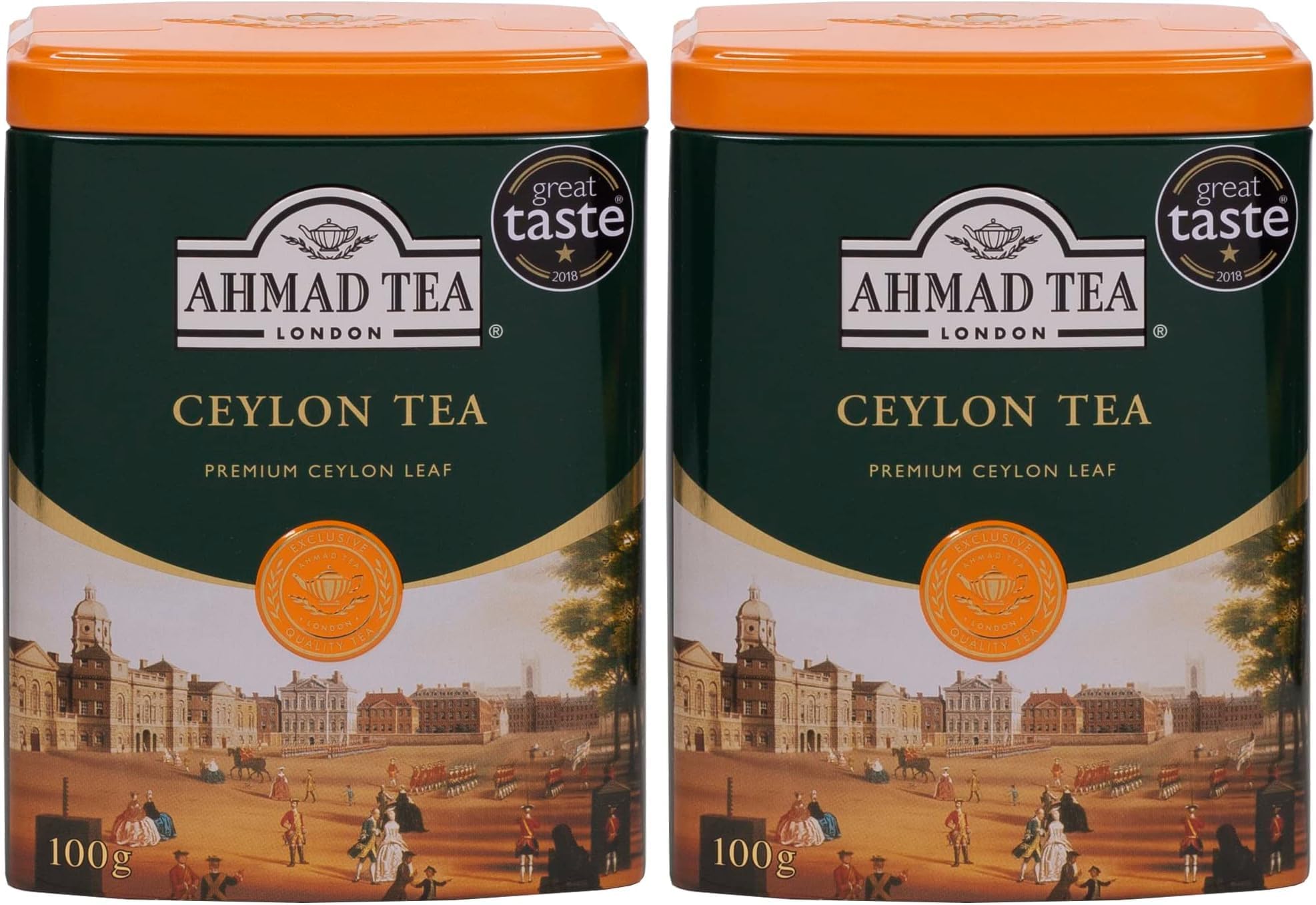 Ahmad Tea Ceylon Tea, 100 g (Pack of 2)