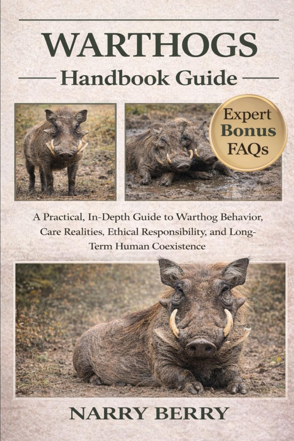 WARTHOGS HANDBOOK GUIDE: A Practical, In-Depth Guide to Warthog Behavior, Care Realities, Ethical Responsibility, and Long-Term Human Coexistence