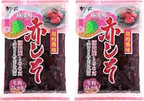 神尾　国産 梅漬け用赤しそ500ｇ上質ちりめんじそ使用【6袋セット】 2袋セット】神尾 国産 梅漬け用赤しそ500g上質ちりめんじそ使用