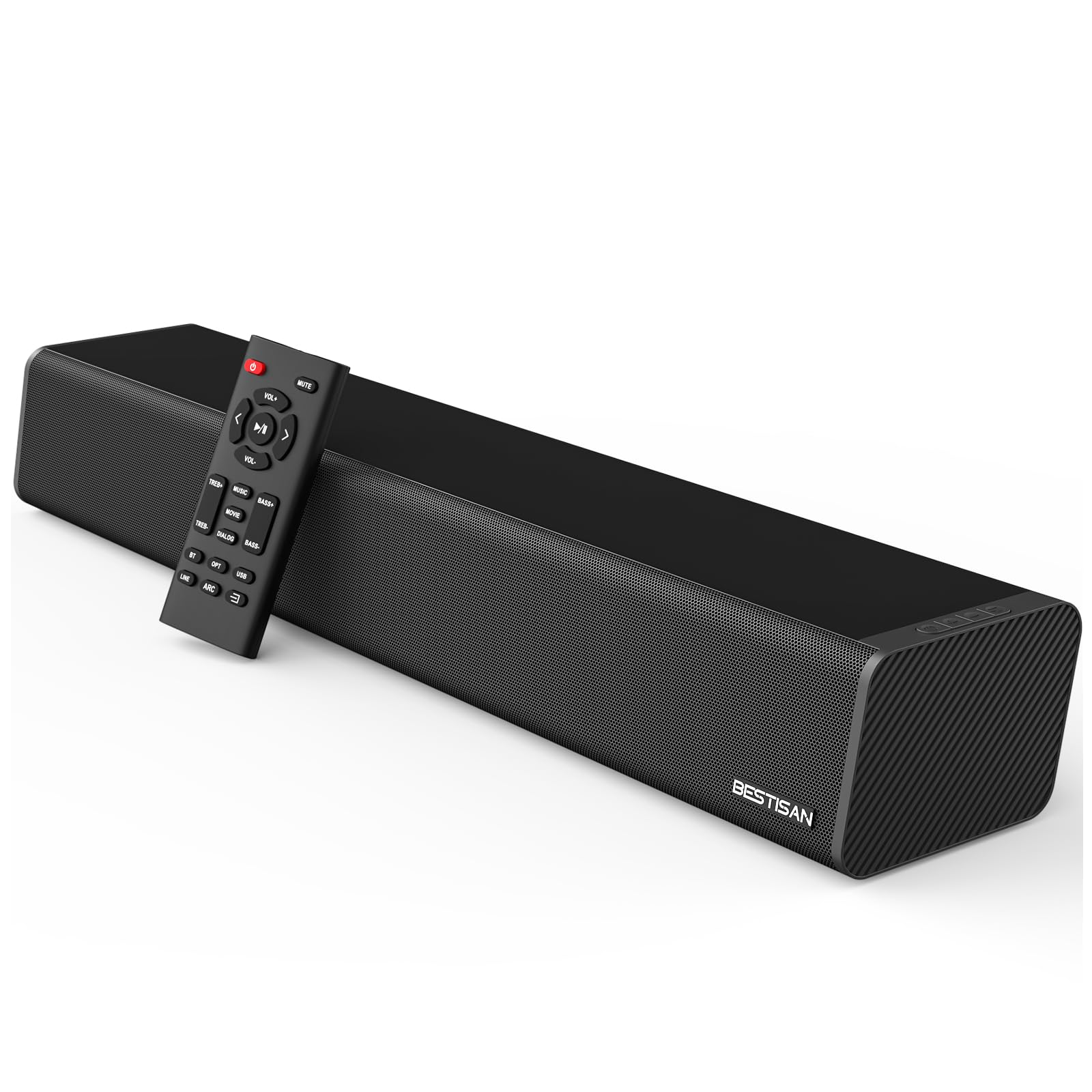 Amazon.com: Sound Bar, BESTISAN 50 Watts Soundbar with HDMI