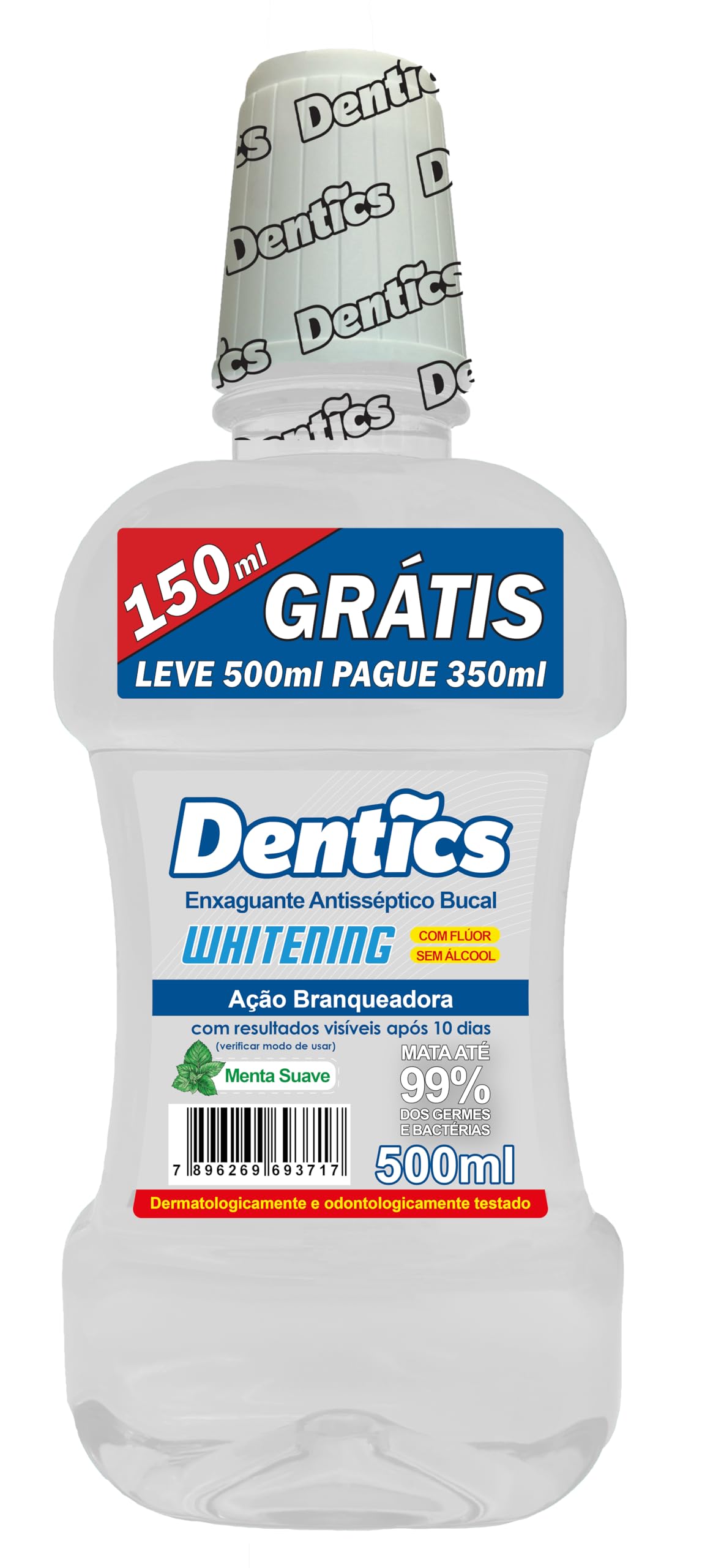 Antisséptico Bucal Dentics Whitening 500ml