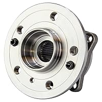 Vista 449 de TRQ Juego de 2 rodamientos de rueda trasera y conjunto de cubo con sensor ABS compatible con Ford Transit Connect 2014-2018