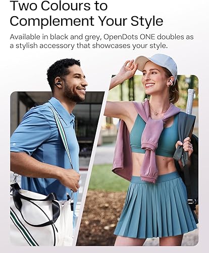 Miniatura 4 de SHOKZ OpenDots ONE - Auriculares de oído abierto, Auriculares de clip con micrófono - Auriculares inalámbricos Bluetooth con micrófono - Seguros,